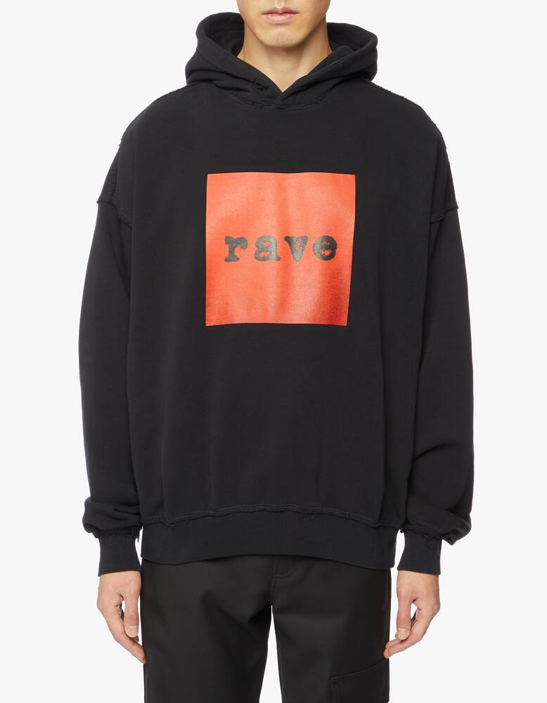 rinascente Misbhv Felpa con cappuccio rave lavata