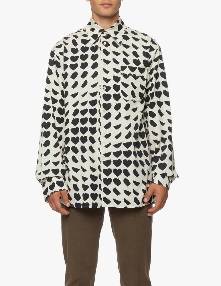 rinascente Marni Camicia con stampe cuori
