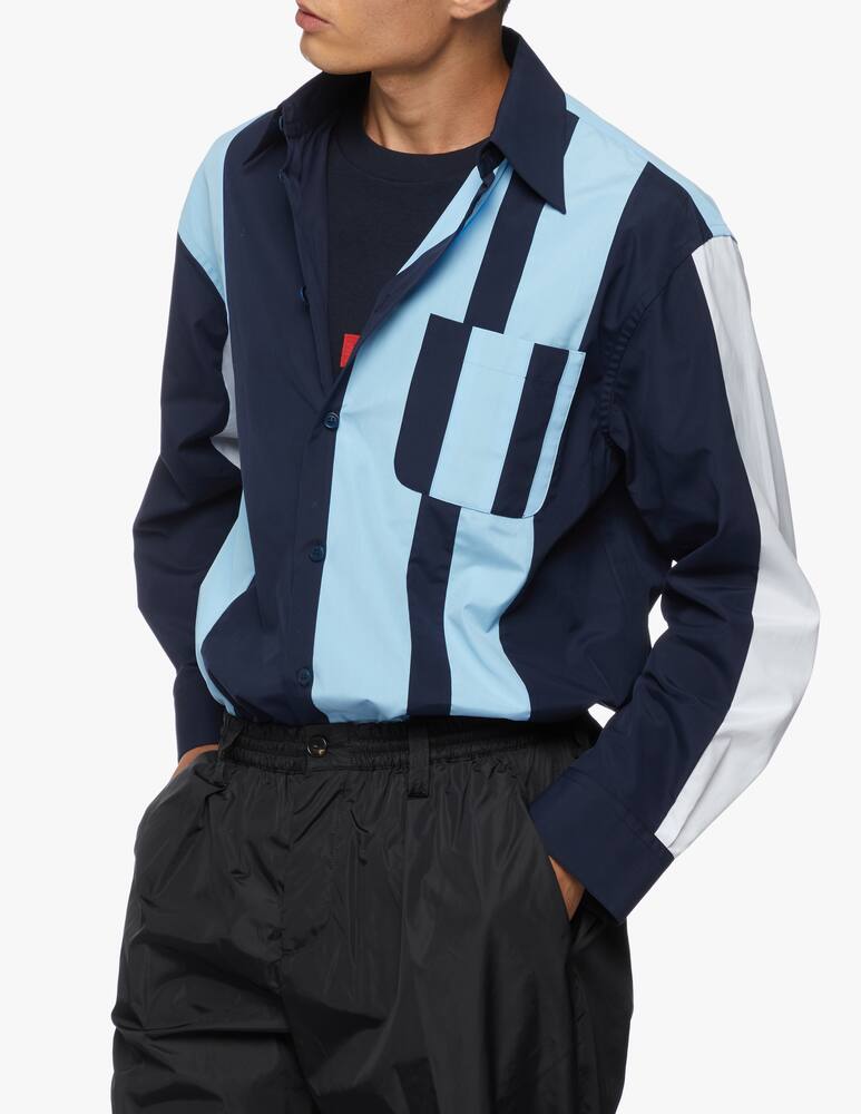 rinascente Marni Irregular striped cotton shirt