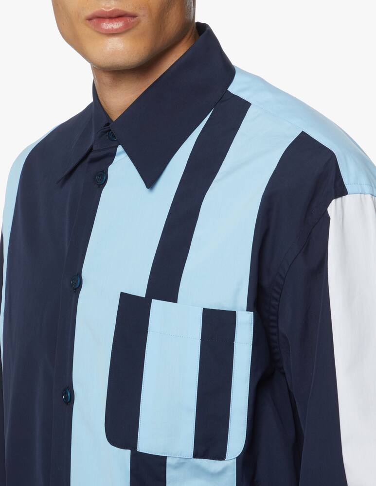 rinascente Marni Irregular striped cotton shirt
