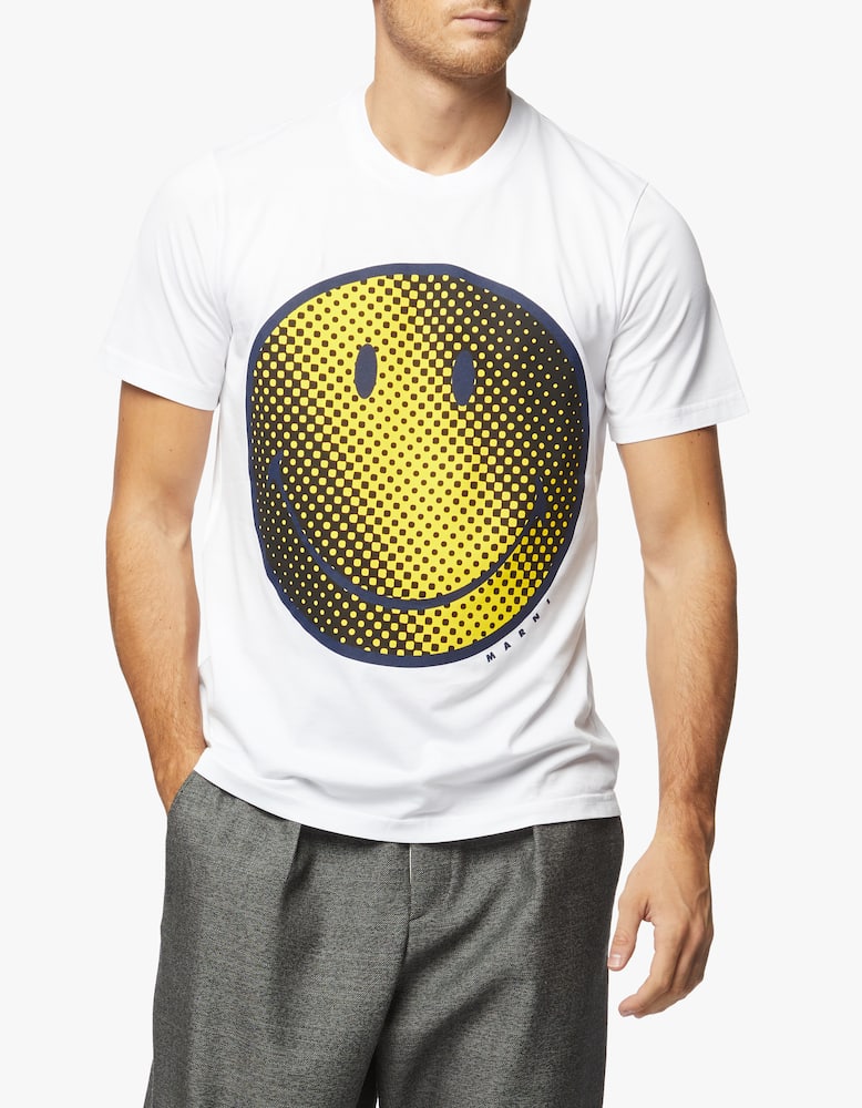 rinascente Marni T-shirt stampa smile in cotone