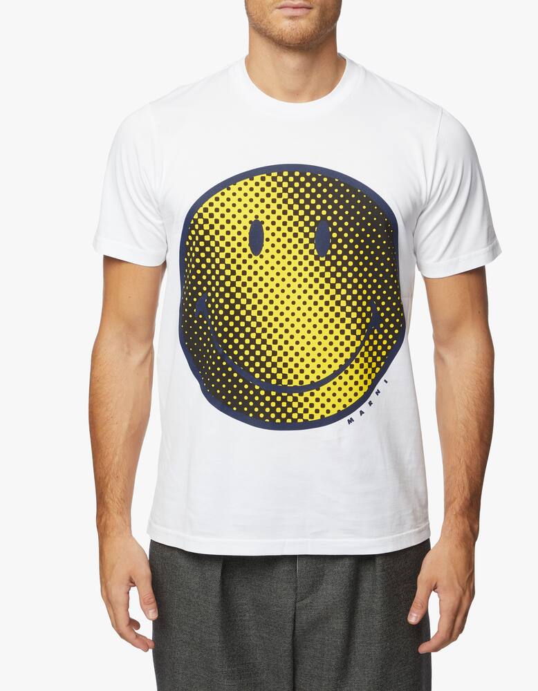 rinascente Marni T-shirt stampa smile in cotone