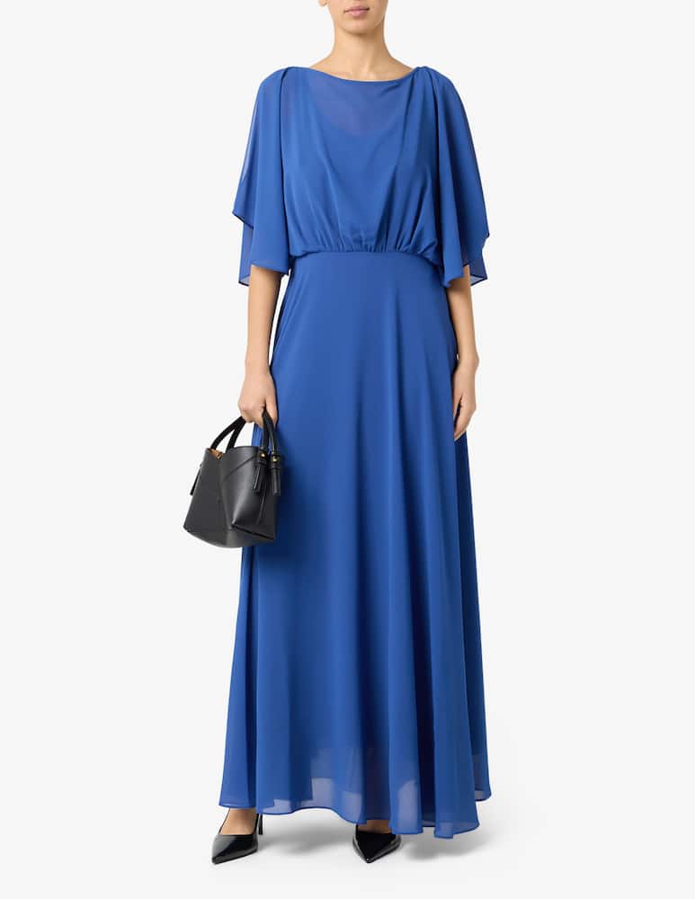Elizabeth Ascot Abito lungo in georgette - immagine 1 Elizabeth Ascot Abito lungo in georgette - immagine 1