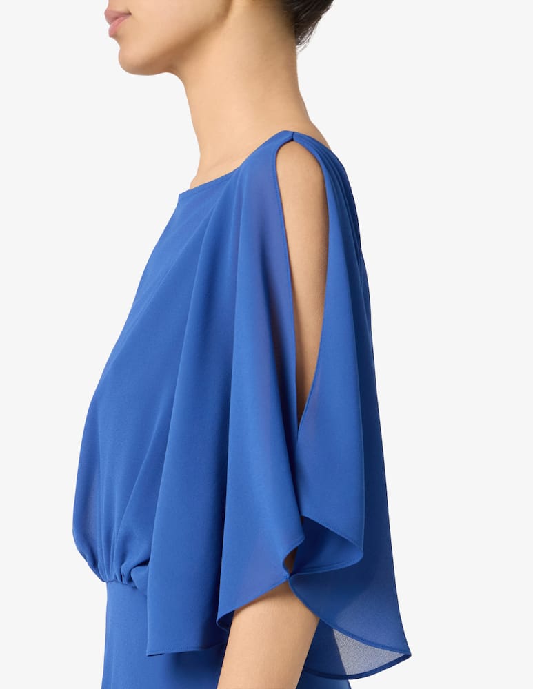 Elizabeth Ascot Abito lungo in georgette - immagine 4 Elizabeth Ascot Abito lungo in georgette - immagine 4