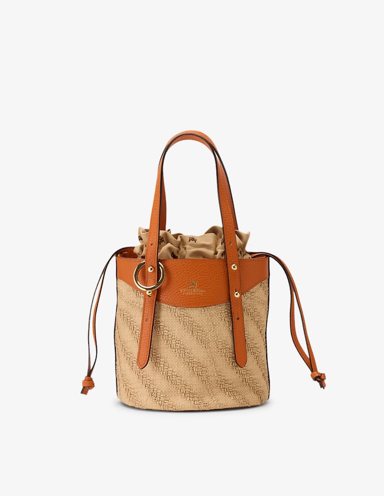 rinascente Cuoieria Fiorentina Borsa a secchiello Amber S