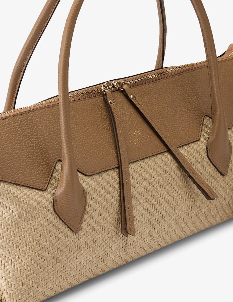 rinascente Cuoieria Fiorentina Borsa tote in rafia Holly L