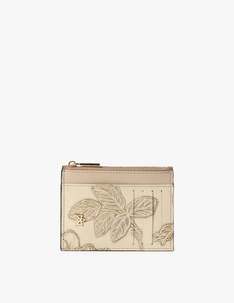 Cuoieria Fiorentina Mimi embossed cardholder - picture 1 Cuoieria Fiorentina Mimi embossed cardholder - picture 1