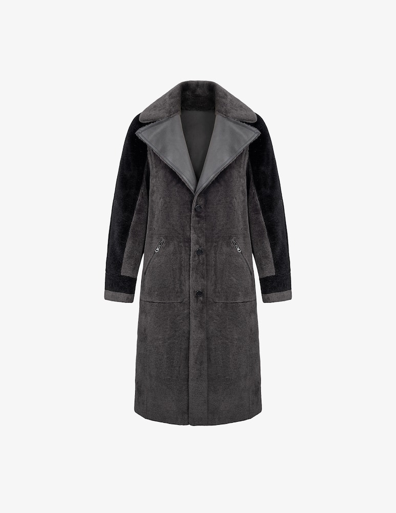 urbancode Cappotto reversibile in simil montone - immagine 4 urbancode Cappotto reversibile in simil montone - immagine 4