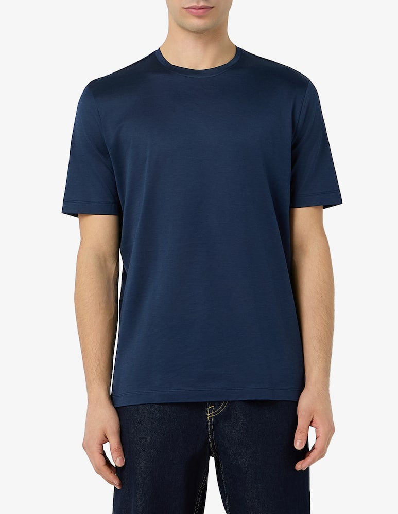 rinascente Rinascente Collection T-shirt in cotone filo di scozia jacquard