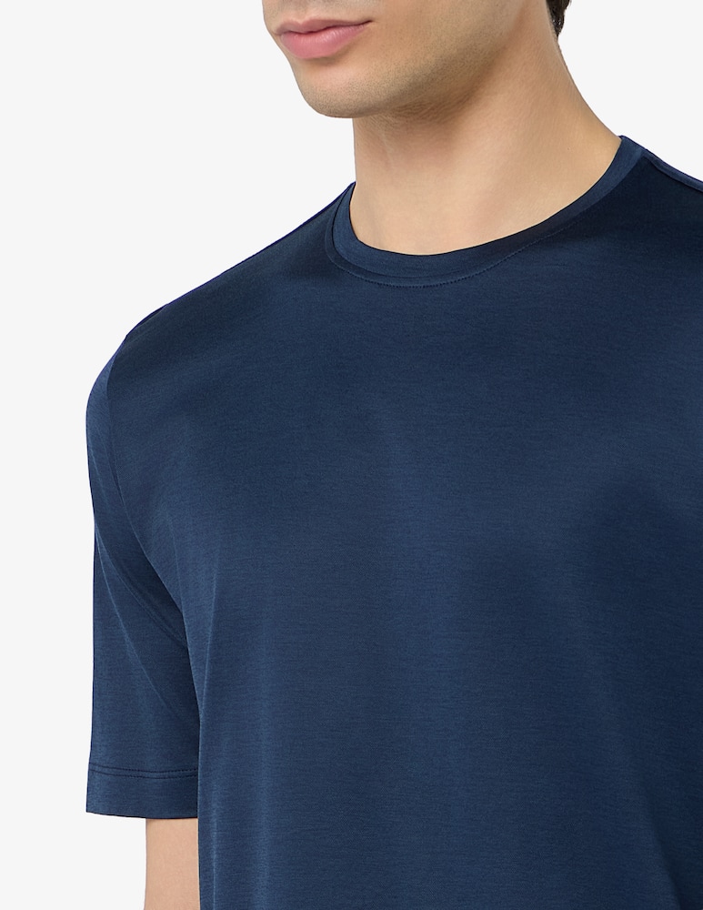 rinascente Rinascente Collection T-shirt in cotone filo di scozia jacquard