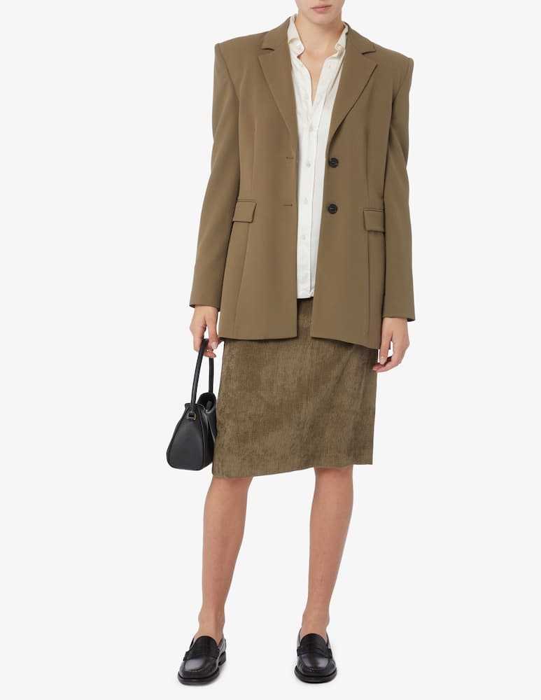 rinascente Elizabeth Ascot Gonna con tasche in velluto