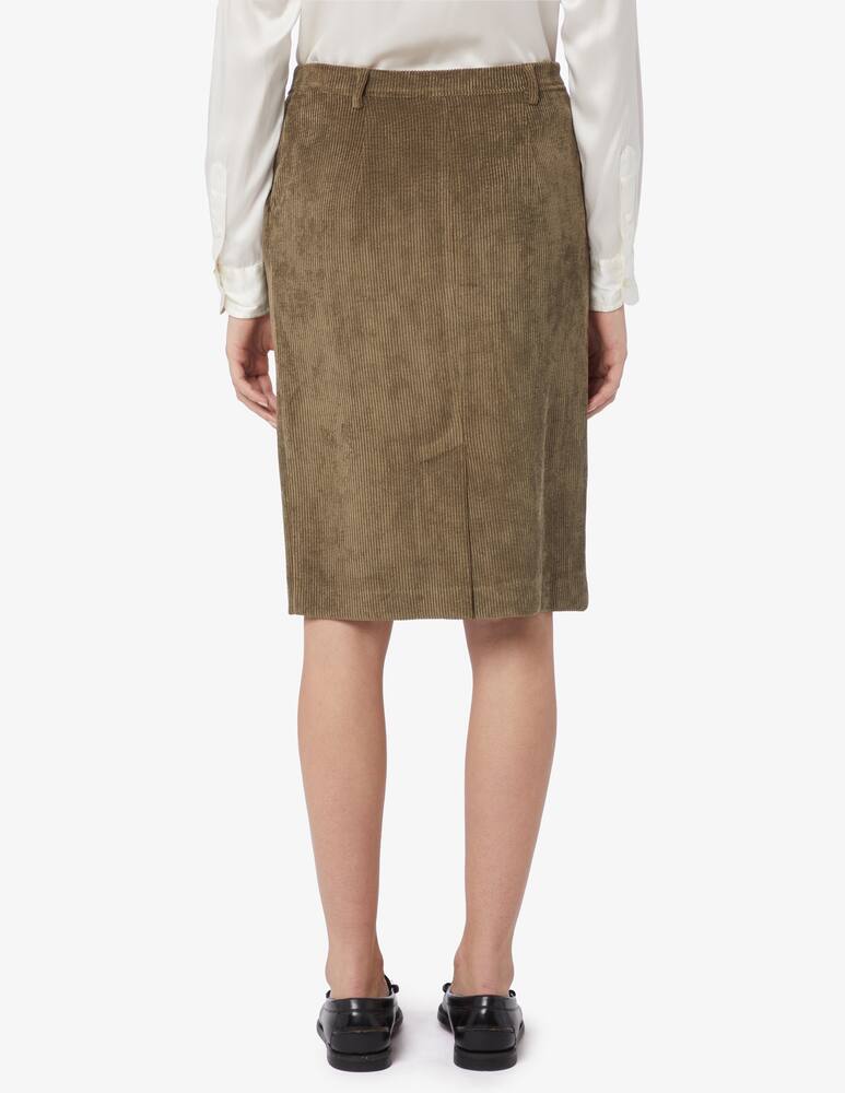 rinascente Elizabeth Ascot Gonna con tasche in velluto