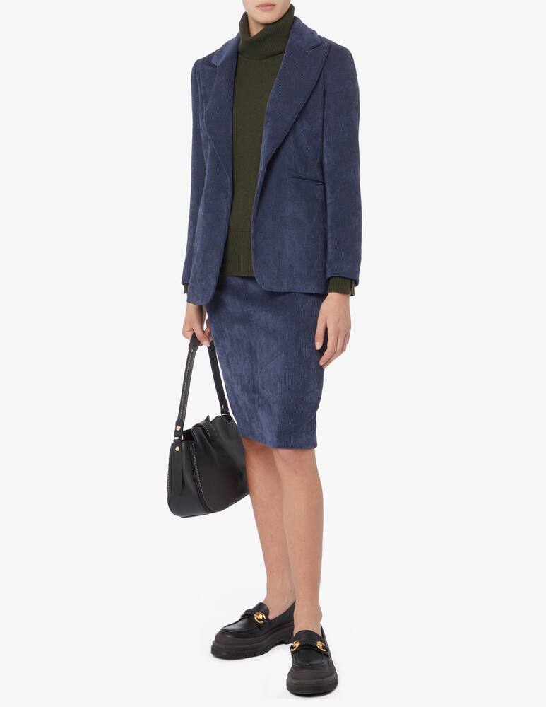 rinascente Elizabeth Ascot Gonna con tasche in velluto