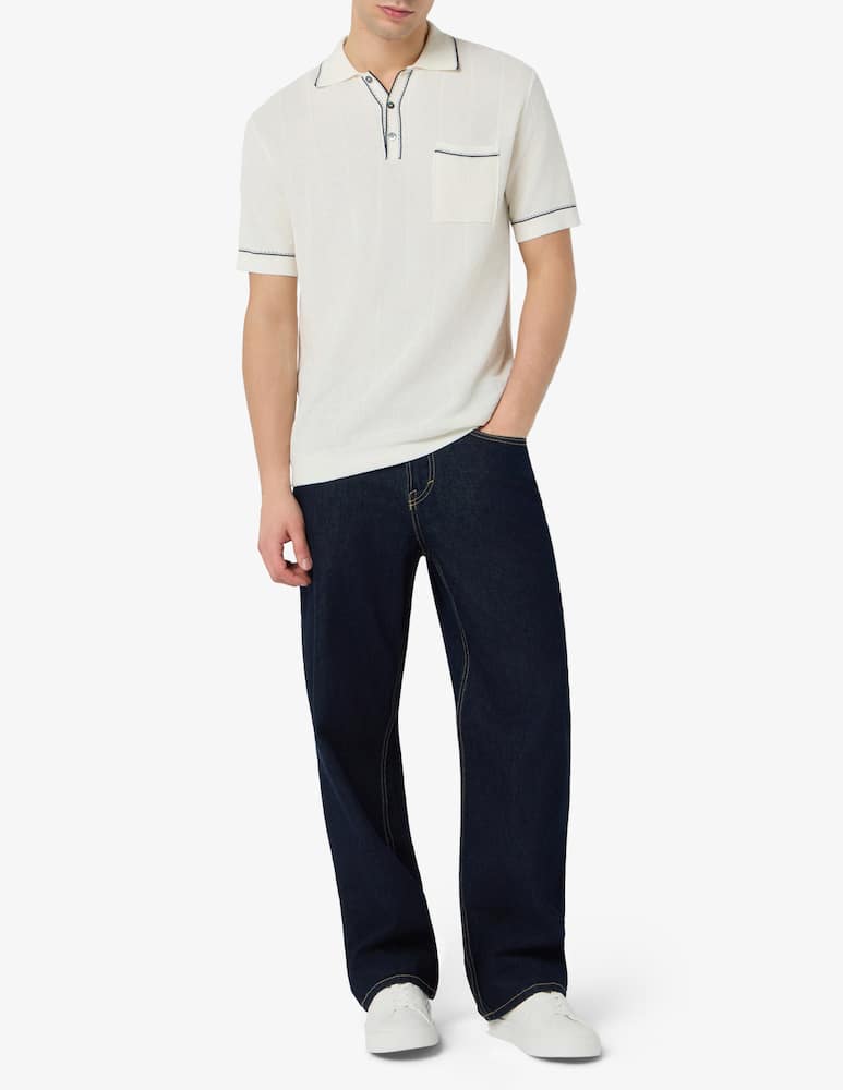 Rinascente Collection Crepe knit short sleeve polo - picture 2 Rinascente Collection Crepe knit short sleeve polo - picture 2