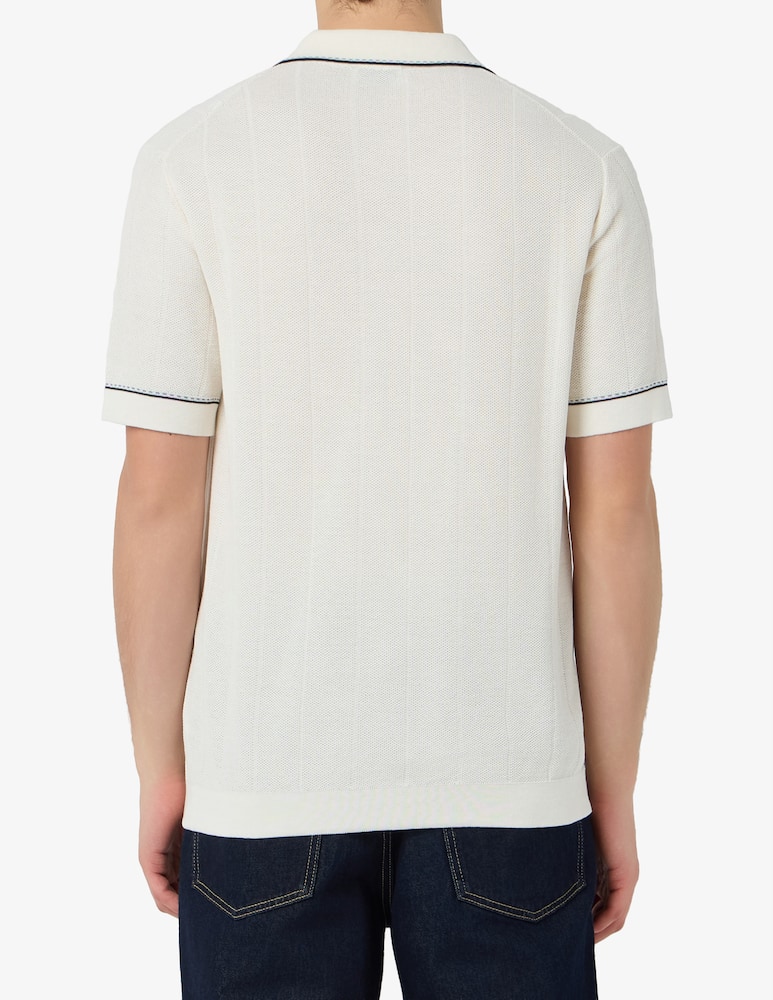 Rinascente Collection Crepe knit short sleeve polo - picture 3 Rinascente Collection Crepe knit short sleeve polo - picture 3
