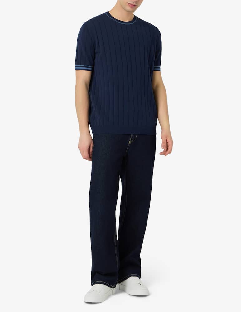 Rinascente Collection Ribbed crew neck t-shirt - picture 2 Rinascente Collection Ribbed crew neck t-shirt - picture 2