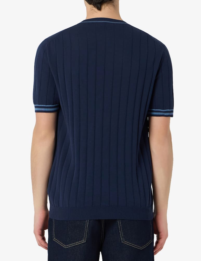 Rinascente Collection Ribbed crew neck t-shirt - picture 3 Rinascente Collection Ribbed crew neck t-shirt - picture 3