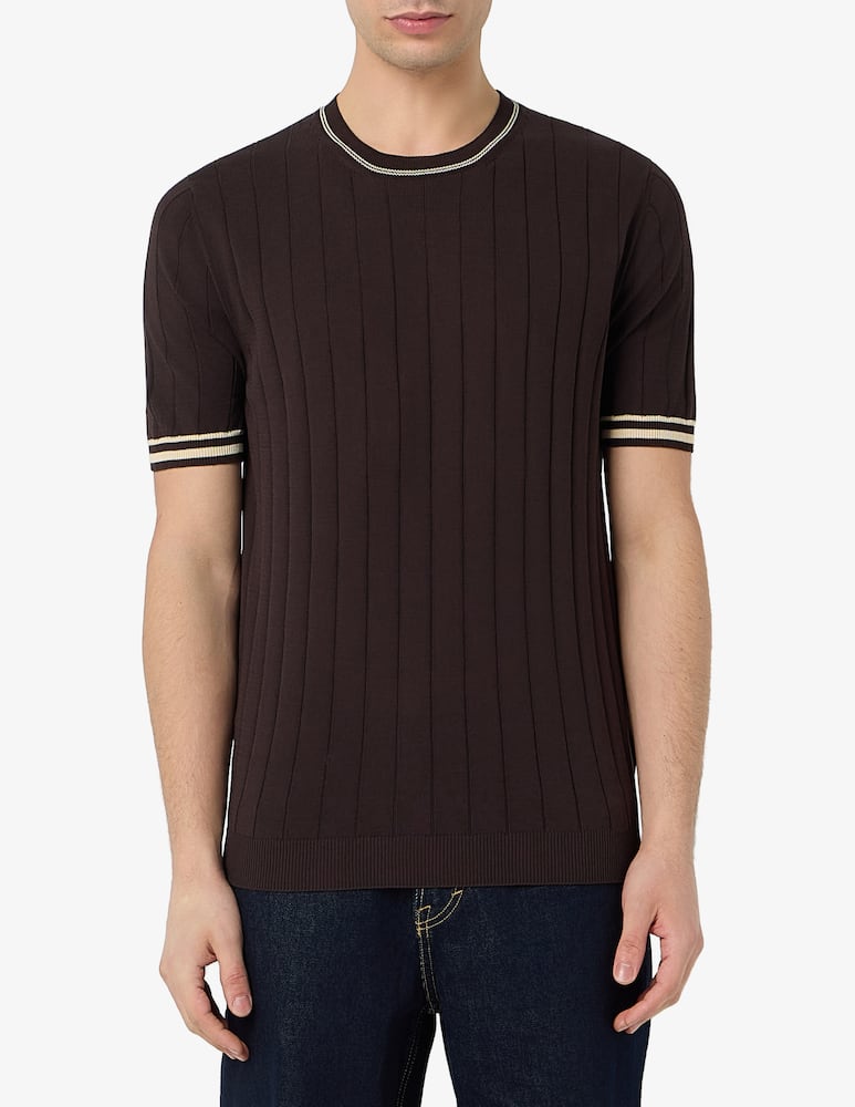 Rinascente Collection Ribbed crew neck t-shirt - picture 1 Rinascente Collection Ribbed crew neck t-shirt - picture 1