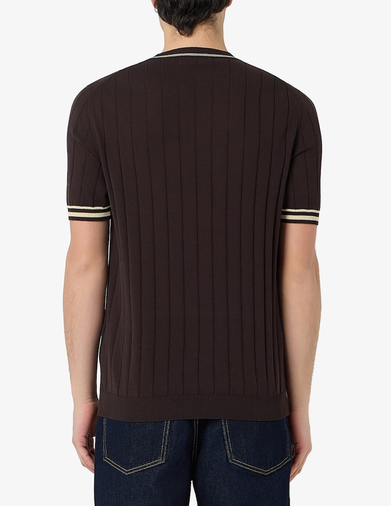 rinascente Rinascente Collection T-shirt costa piatta con bordi a contrasto