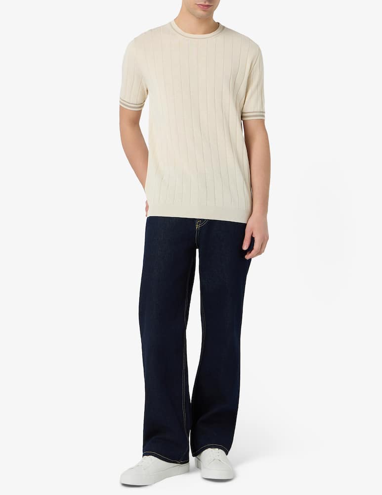 Rinascente Collection Ribbed crewneck t-shirt - picture 2 Rinascente Collection Ribbed crewneck t-shirt - picture 2