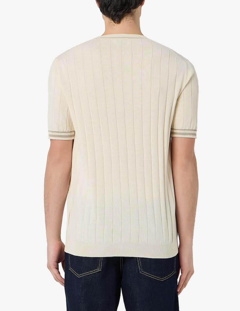 Rinascente Collection Ribbed crewneck t-shirt - picture 3 Rinascente Collection Ribbed crewneck t-shirt - picture 3