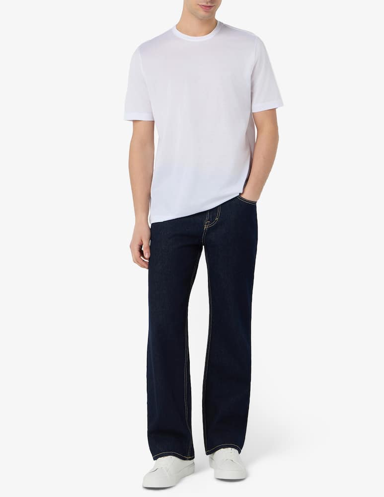 Rinascente Collection T-shirt in cotone filo di Scozia jacquard - immagine 2 Rinascente Collection T-shirt in cotone filo di Scozia jacquard - immagine 2