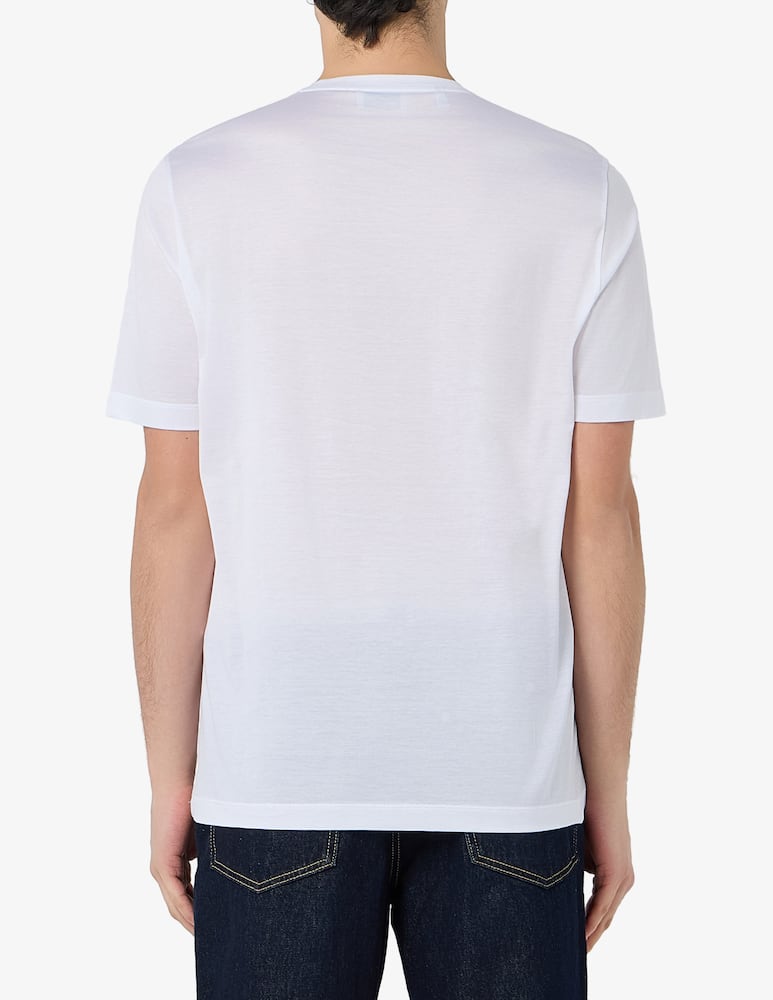 Rinascente Collection T-shirt in cotone filo di Scozia jacquard - immagine 3 Rinascente Collection T-shirt in cotone filo di Scozia jacquard - immagine 3