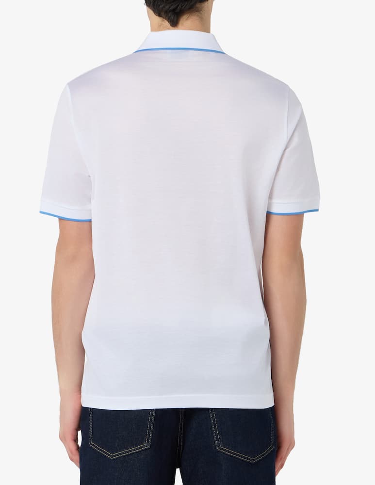 rinascente Rinascente Collection Polo in cotone filo di scozia jacquard