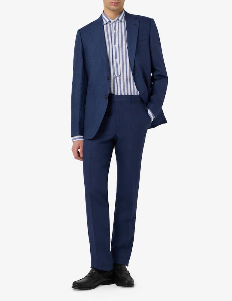 rinascente Sartoria Italiana Pantaloni in lino Delave Drop 6