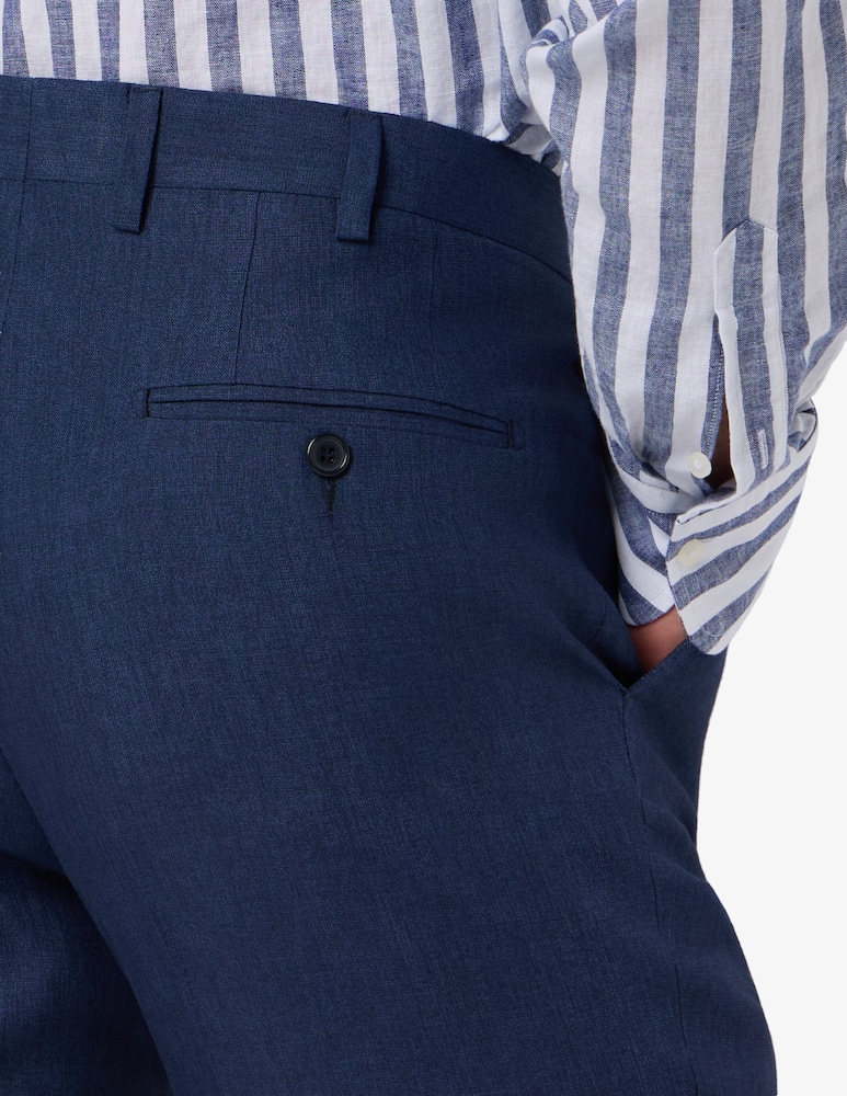 Sartoria Italiana Linen blend trousers - picture 4 Sartoria Italiana Linen blend trousers - picture 4