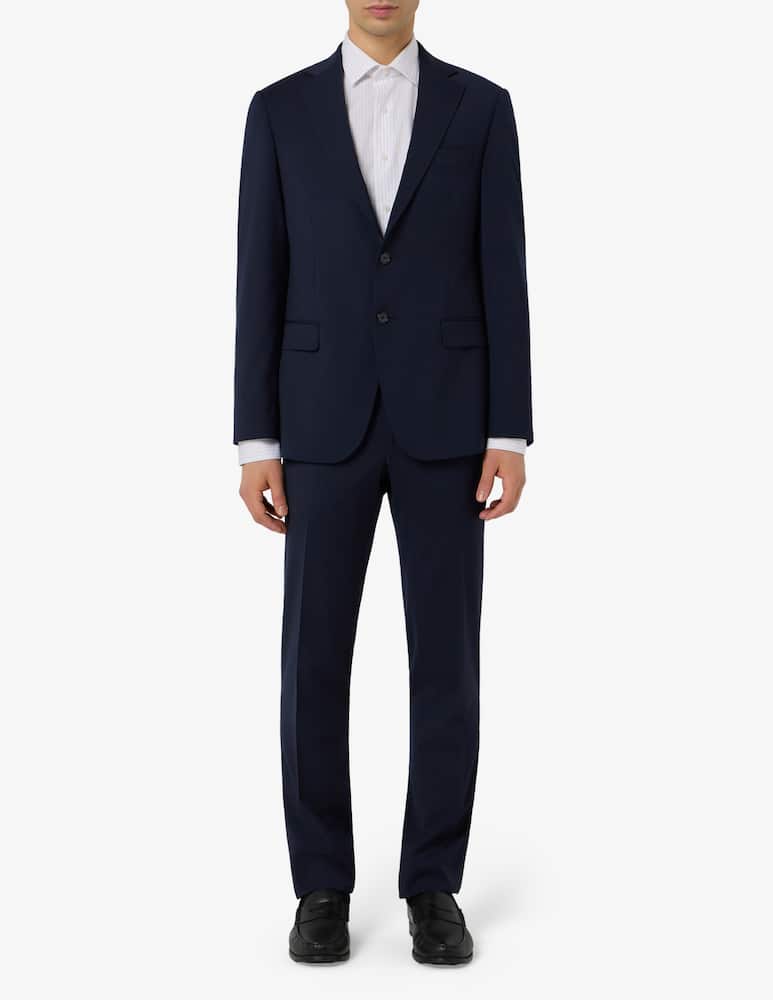 Sartoria Italiana Abito monopetto Tiberghen in lana stretch Drop 6 - immagine 1 Sartoria Italiana Abito monopetto Tiberghen in lana stretch Drop 6 - immagine 1