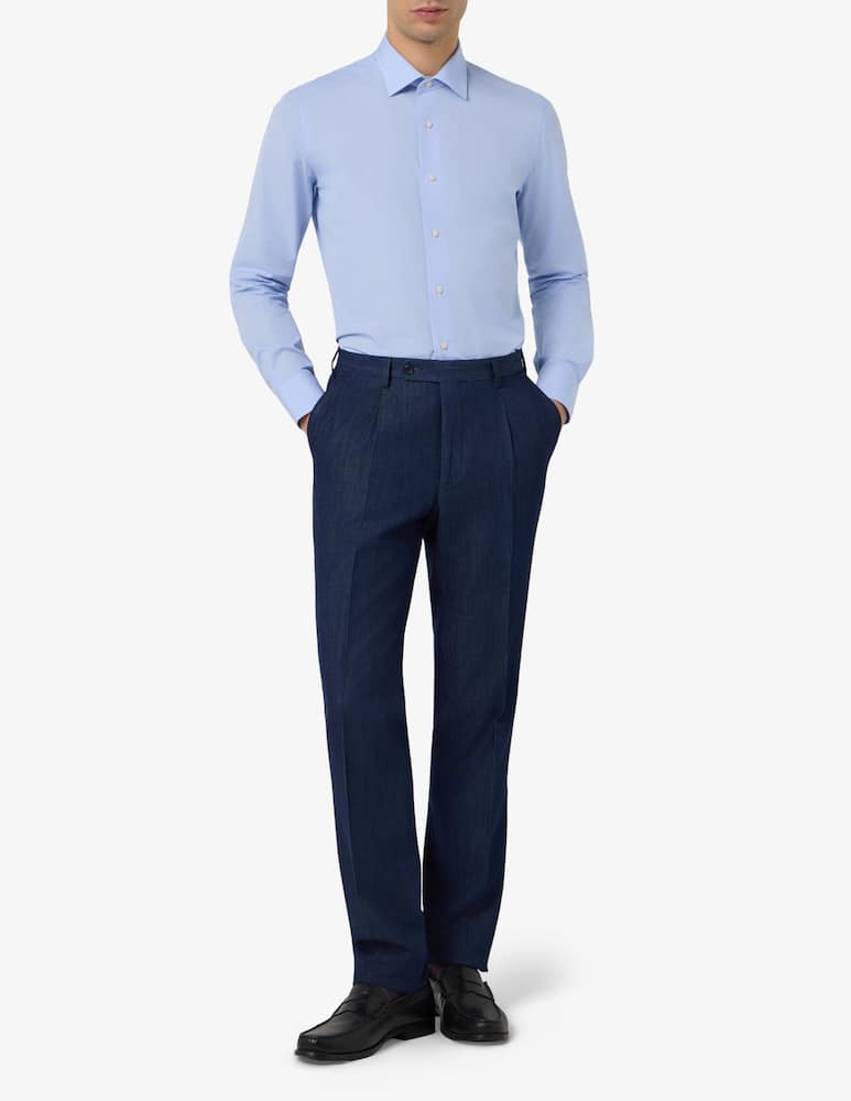 Sartoria Italiana Denim effect trousers - picture 2 Sartoria Italiana Denim effect trousers - picture 2
