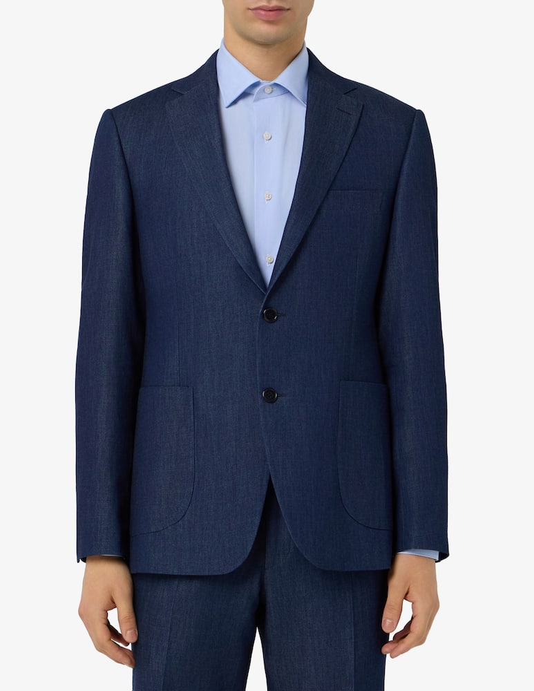 rinascente Sartoria Italiana Giacca monopetto effetto in cotone stretch Drop 6 Mix&Match