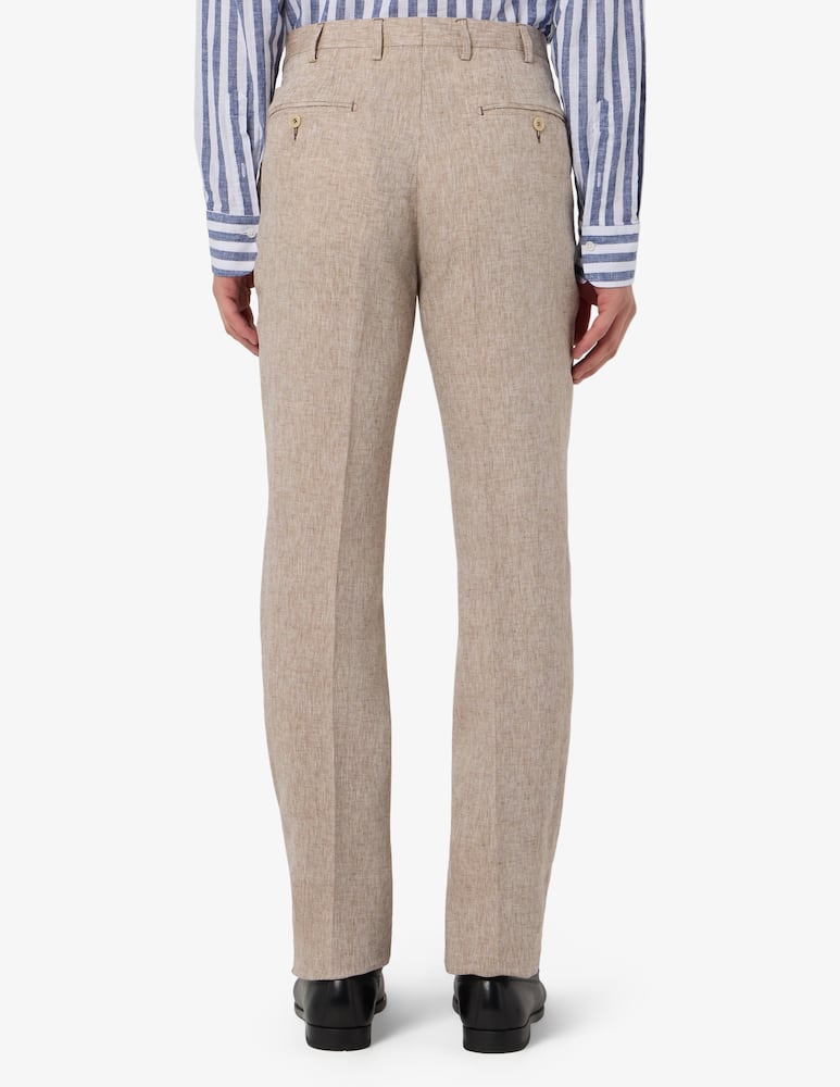 rinascente Sartoria Italiana Pantaloni in lino delavé Drop 6