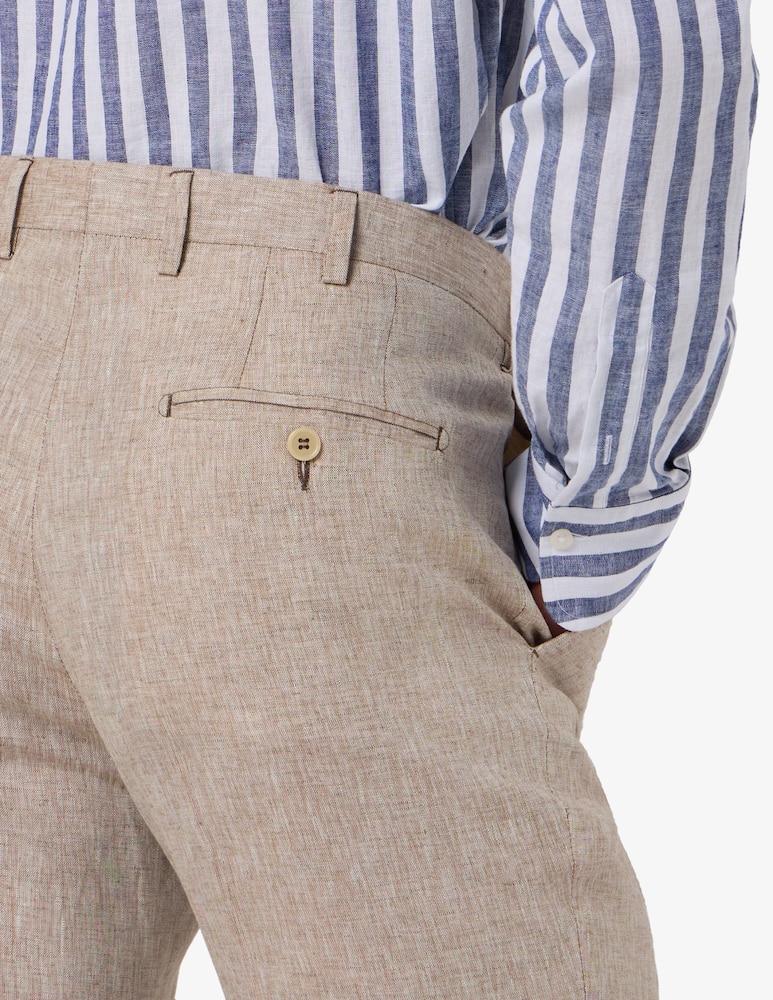 rinascente Sartoria Italiana Pantaloni in lino delavé Drop 6
