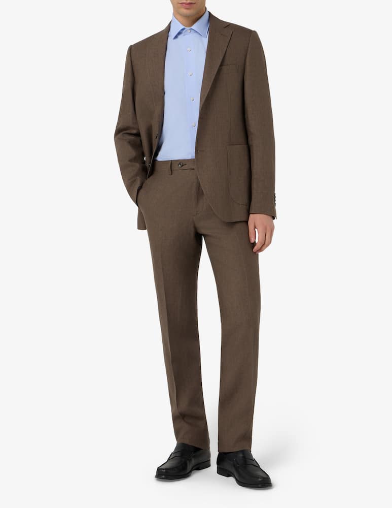 rinascente Sartoria Italiana Giacca monopetto delavé in lino Drop 6