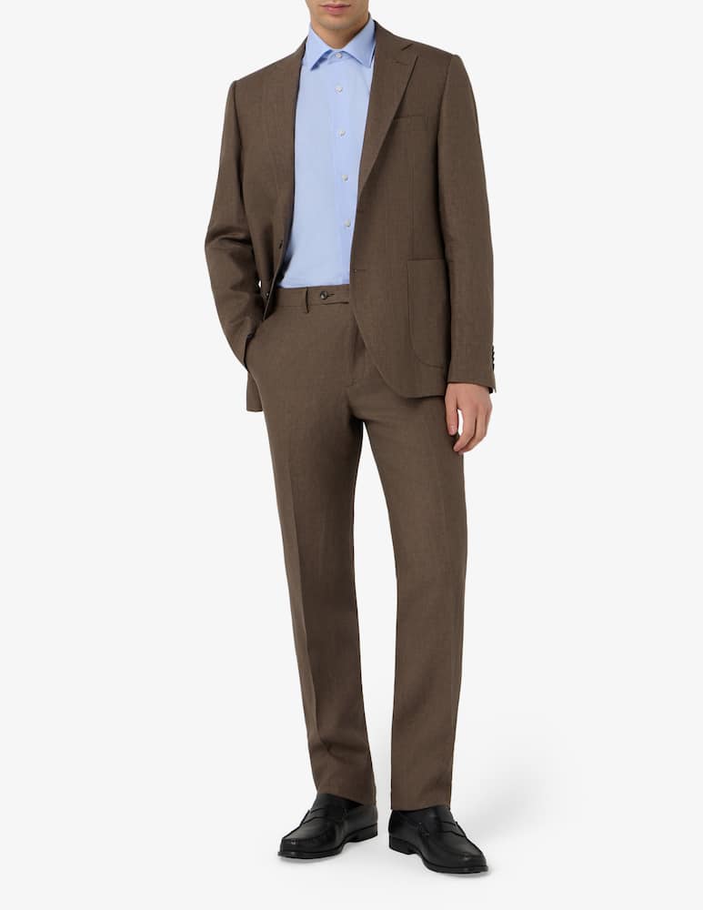 rinascente Sartoria Italiana Pantaloni in lino Delave Drop 6