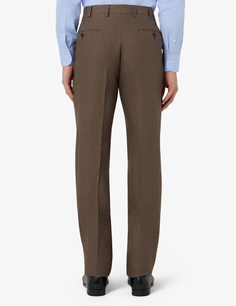 Sartoria Italiana Linen blend trousers - picture 3 Sartoria Italiana Linen blend trousers - picture 3