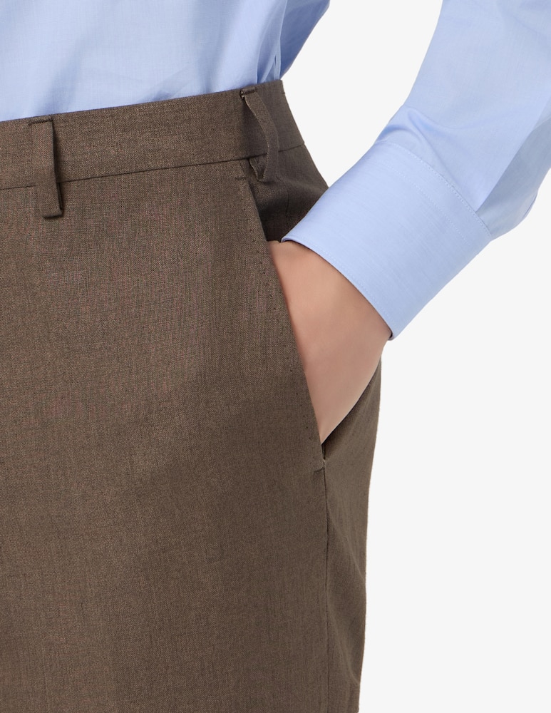 Sartoria Italiana Linen blend trousers - picture 4 Sartoria Italiana Linen blend trousers - picture 4