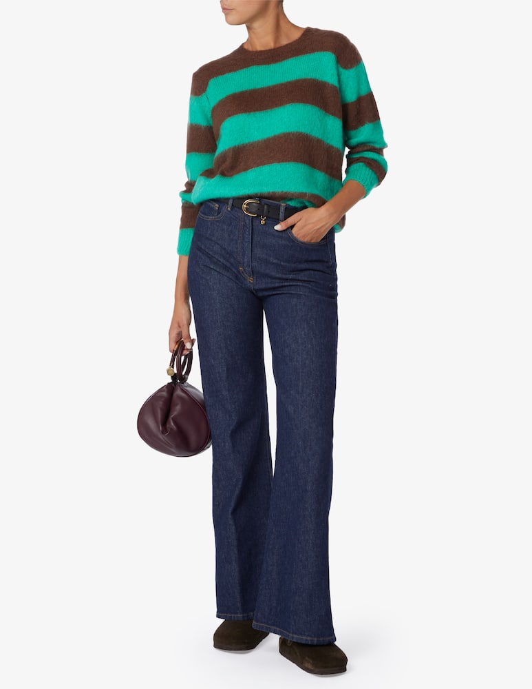 rinascente Rinascente Collection Large stripe crew neck sweater