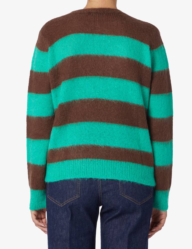 rinascente Rinascente Collection Large stripe crew neck sweater