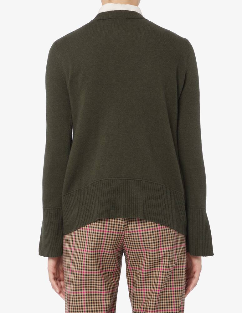 rinascente Rinascente Collection Round neck sweater with flounce