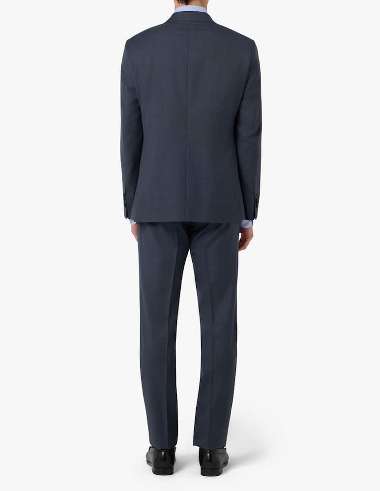 Sartoria Italiana Abito monopetto Marlane grisaglia in lana Drop 6 - immagine 3 Sartoria Italiana Abito monopetto Marlane grisaglia in lana Drop 6 - immagine 3