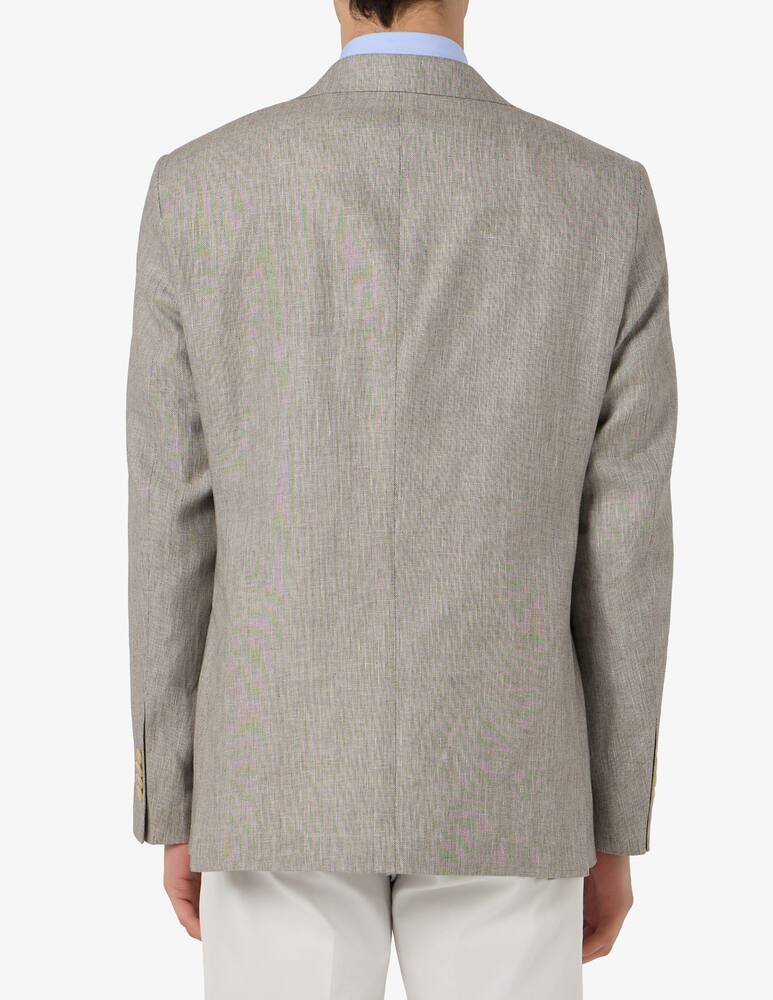 rinascente Sartoria Italiana Linen-cotton microstructure jacket