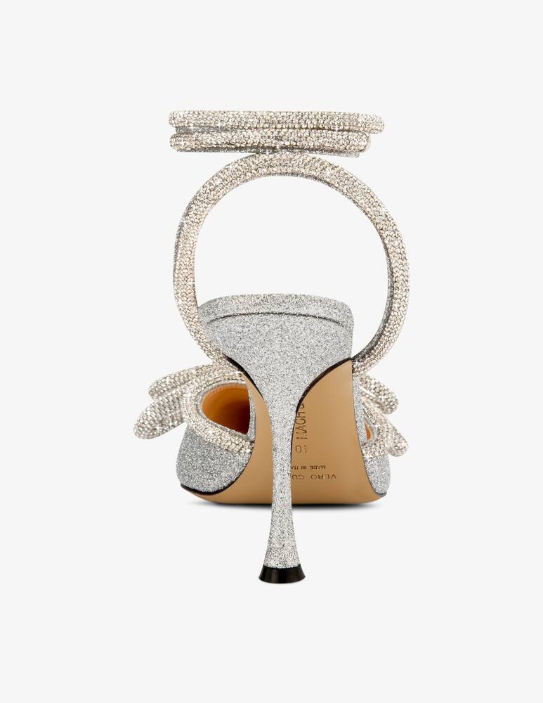 rinascente Mach & Mach Double bow glitter slingback