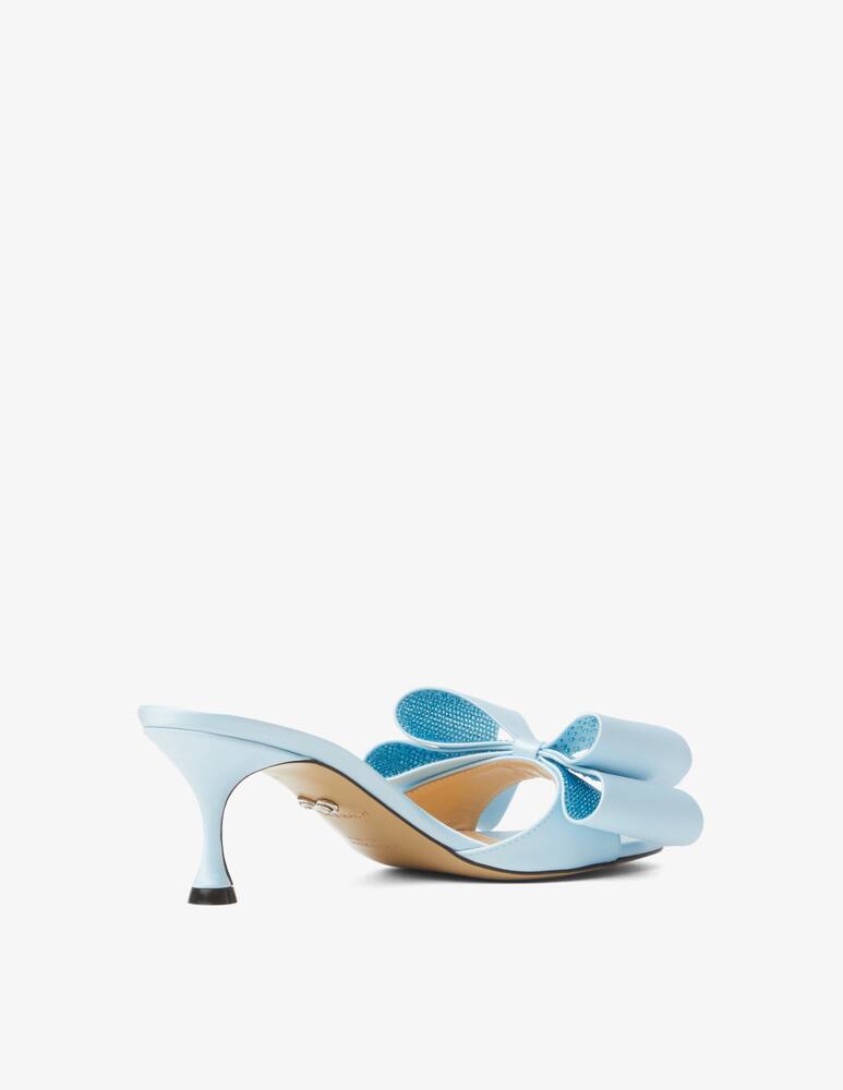 rinascente Mach & Mach Sandals mule satin double bow