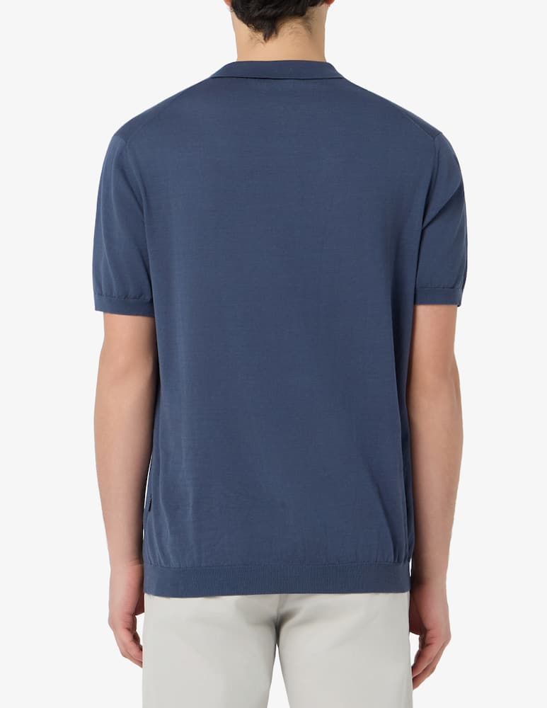 rinascente At.p.co Crepe knit polo shirt