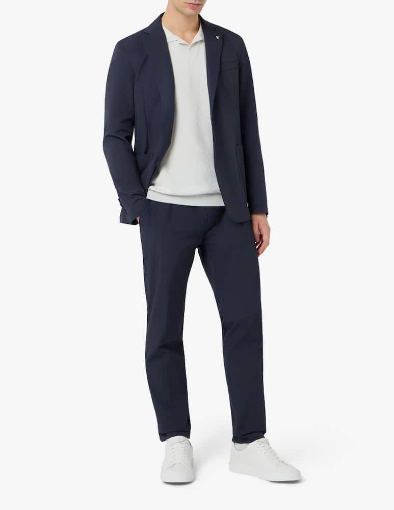 rinascente At.p.co Crepe knit polo shirt