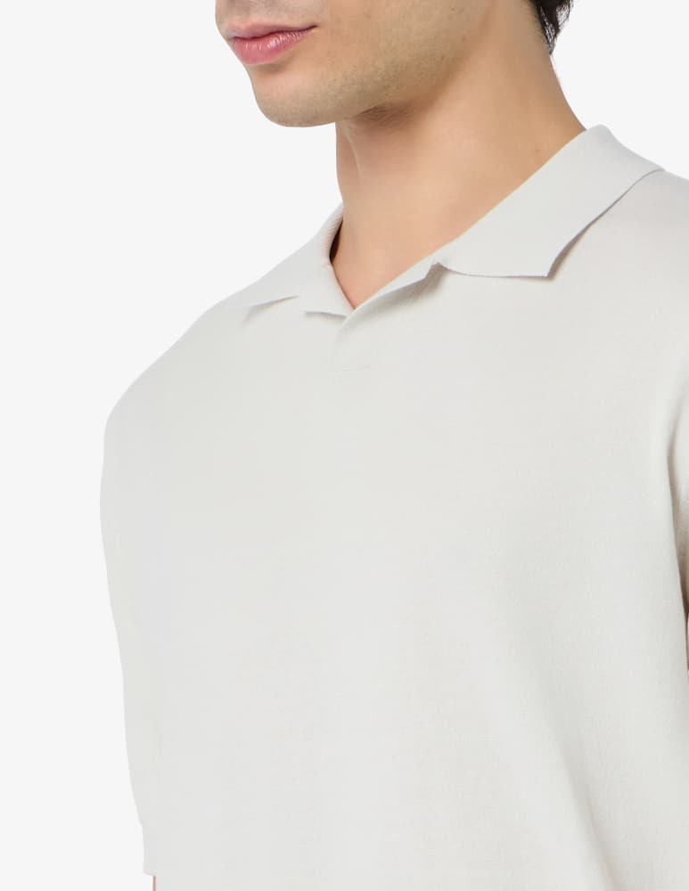 rinascente At.p.co Crepe knit polo shirt