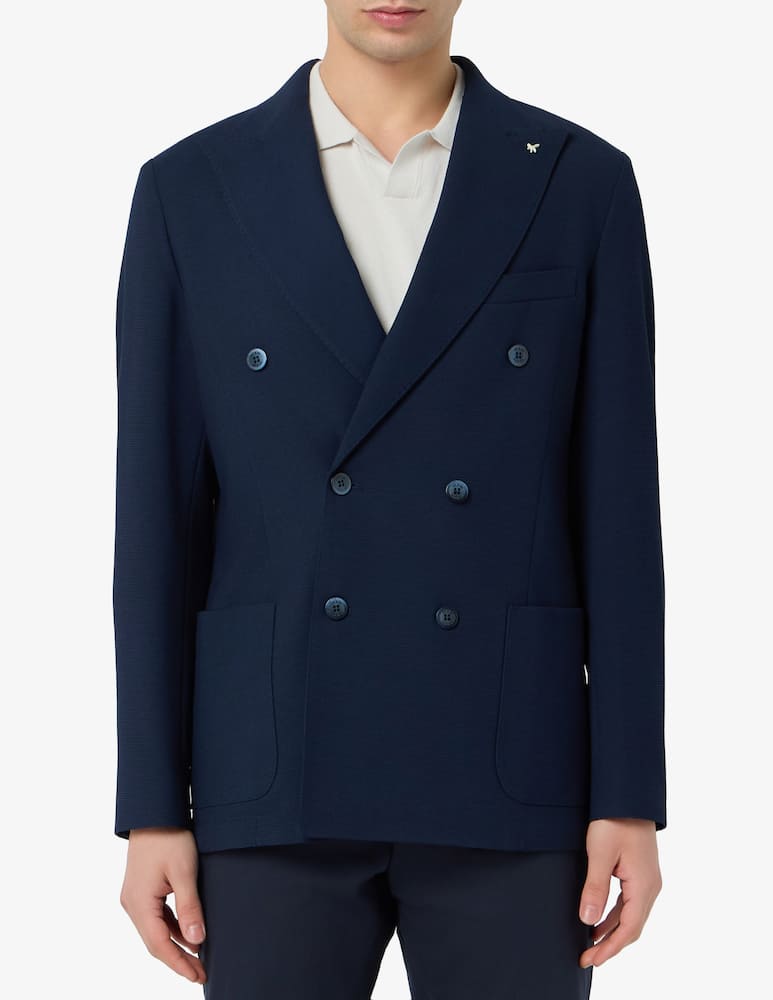 rinascente At.p.co Svevo jersey double breasted jacket